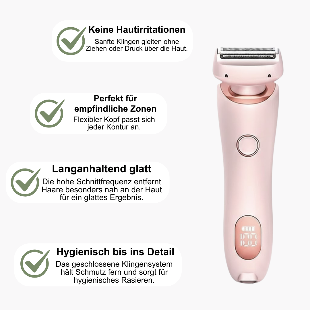 LioraGlanz ReinRasierer - Für mühelos glatte Haut in Sekunden