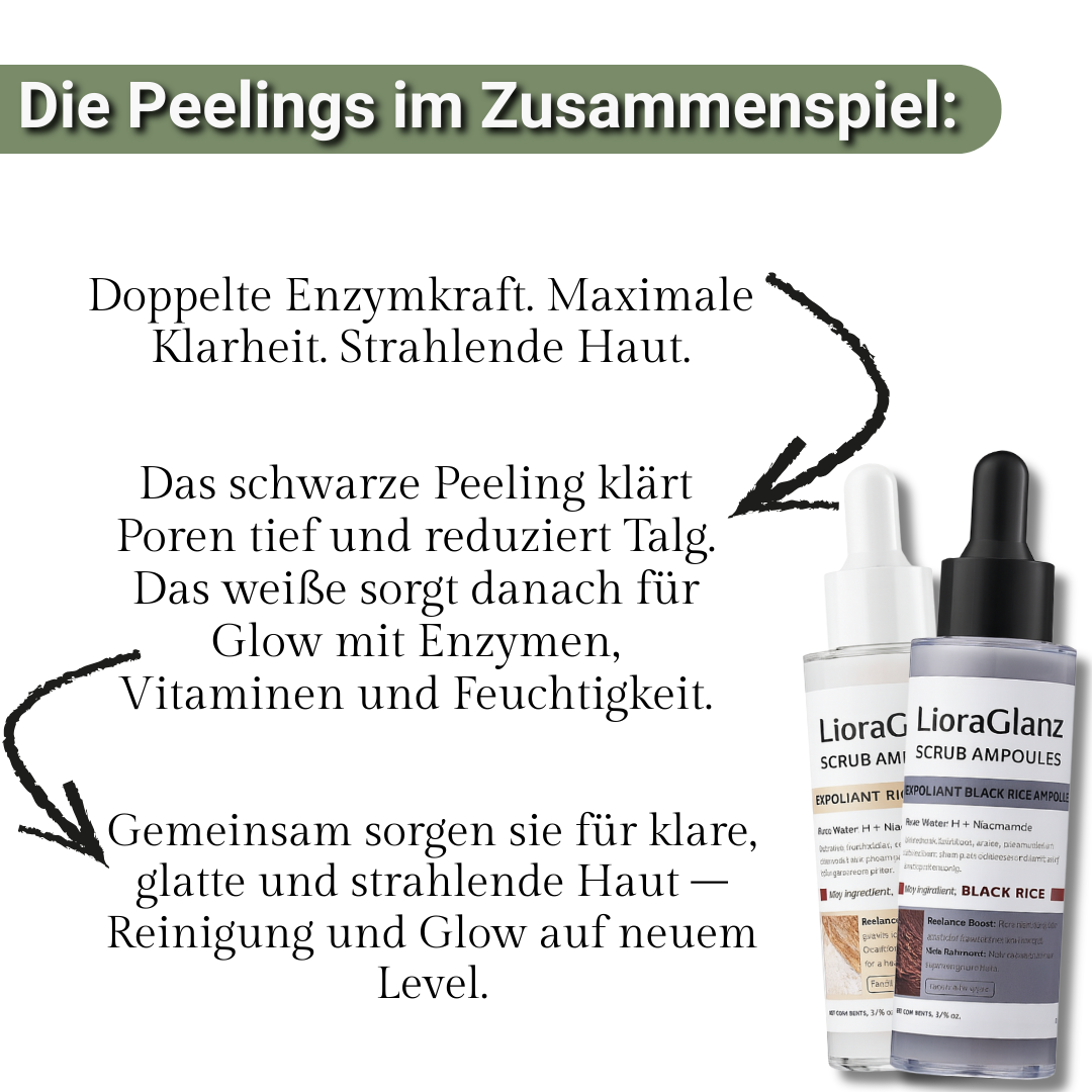 LioraGlanz Reis Peeling – Das perfekte Haut-Set für sichtbar glattere, strahlendere Haut